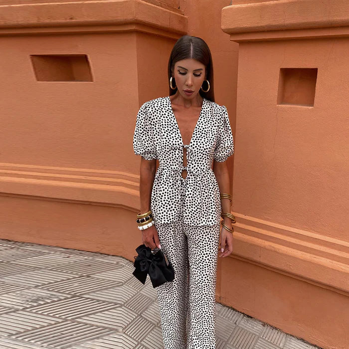 Delia | Elegant Two-Piece Summer Set