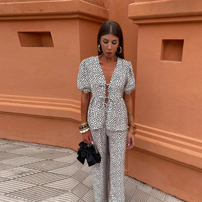 Delia | Elegant Two-Piece Summer Set