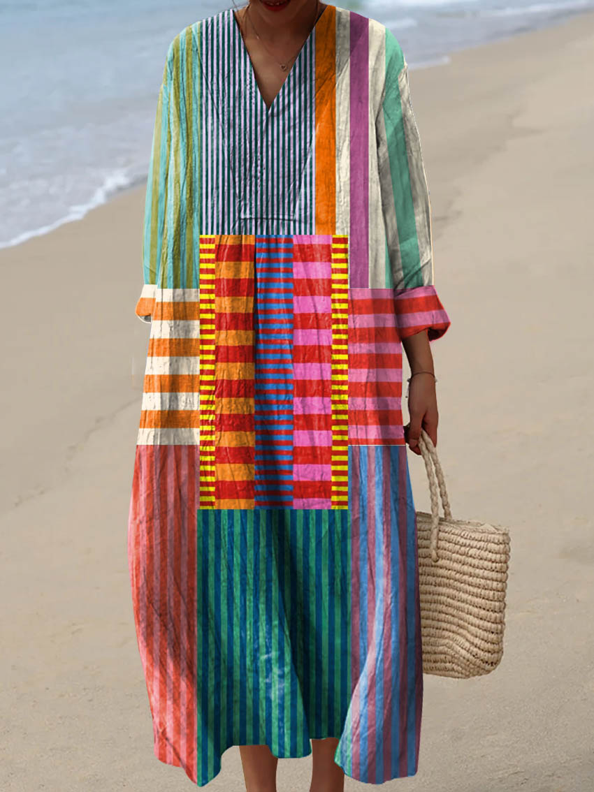 Celina | Art Print Vintage Dress