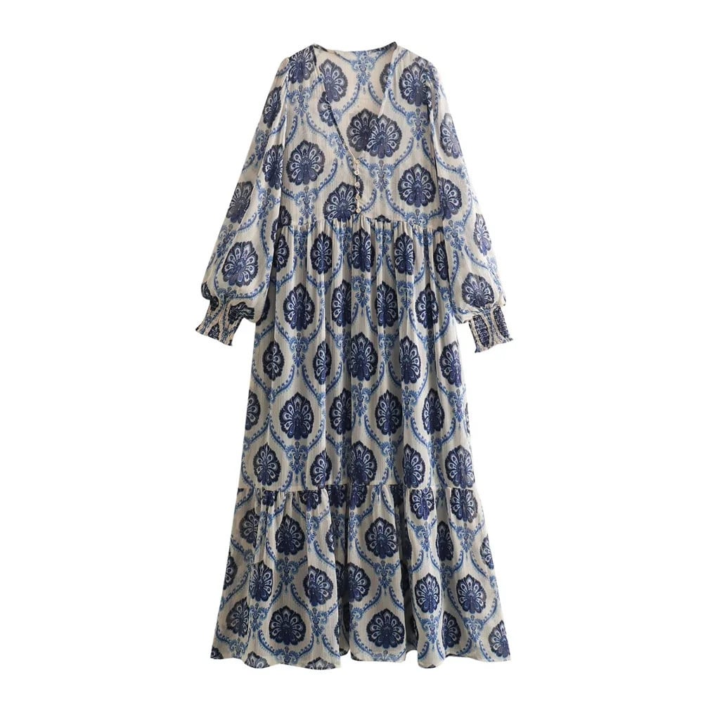 Villana | Vintage Long Sleeve Dress