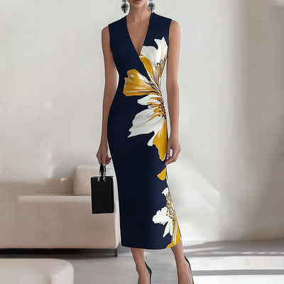 Selini | Elegant Floral Maxi Dress