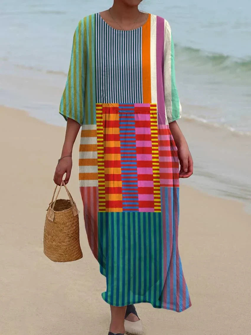 Celina | Art Print Vintage Dress