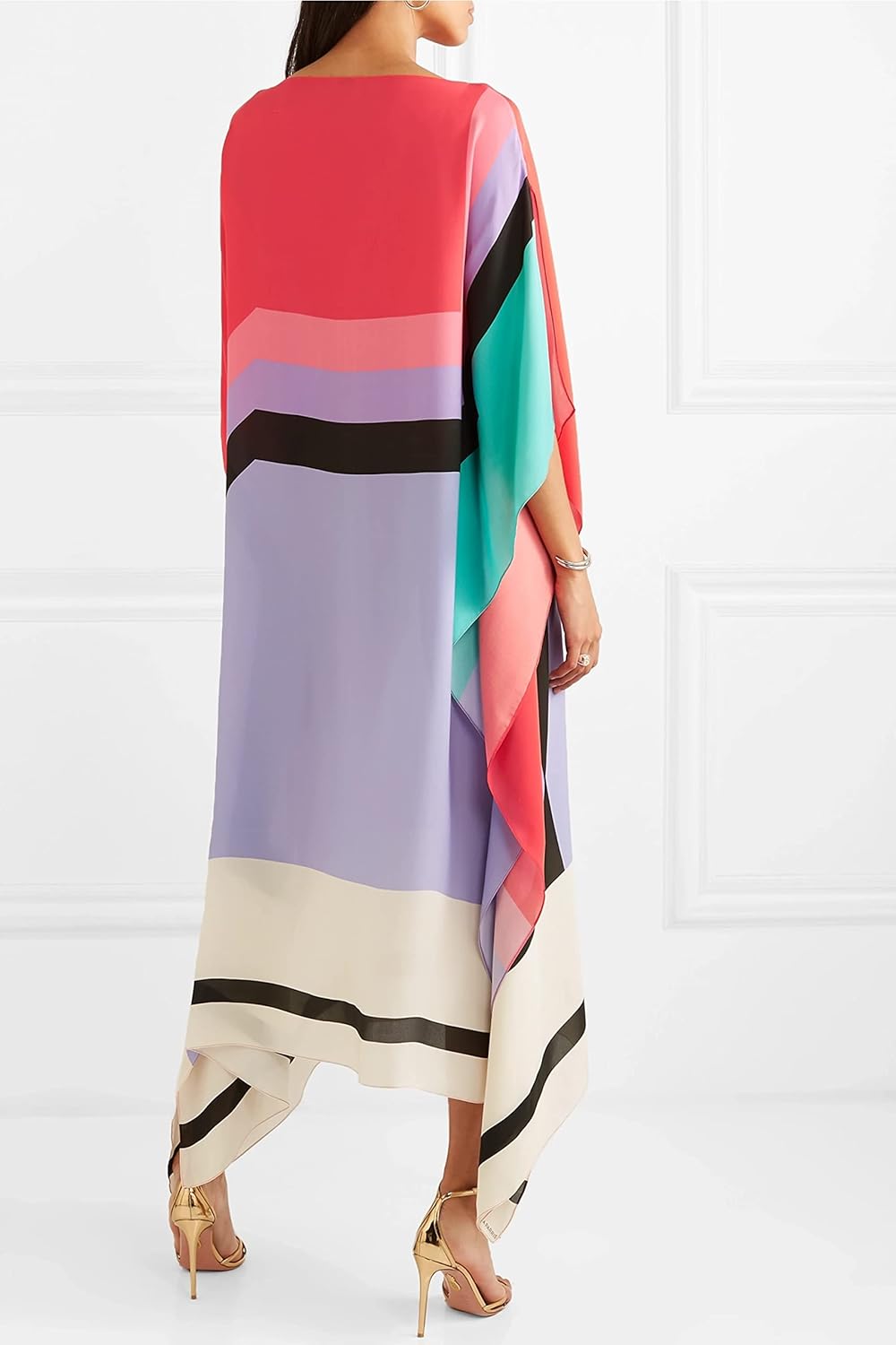 Sharona | Striped Print Patchwork Dress