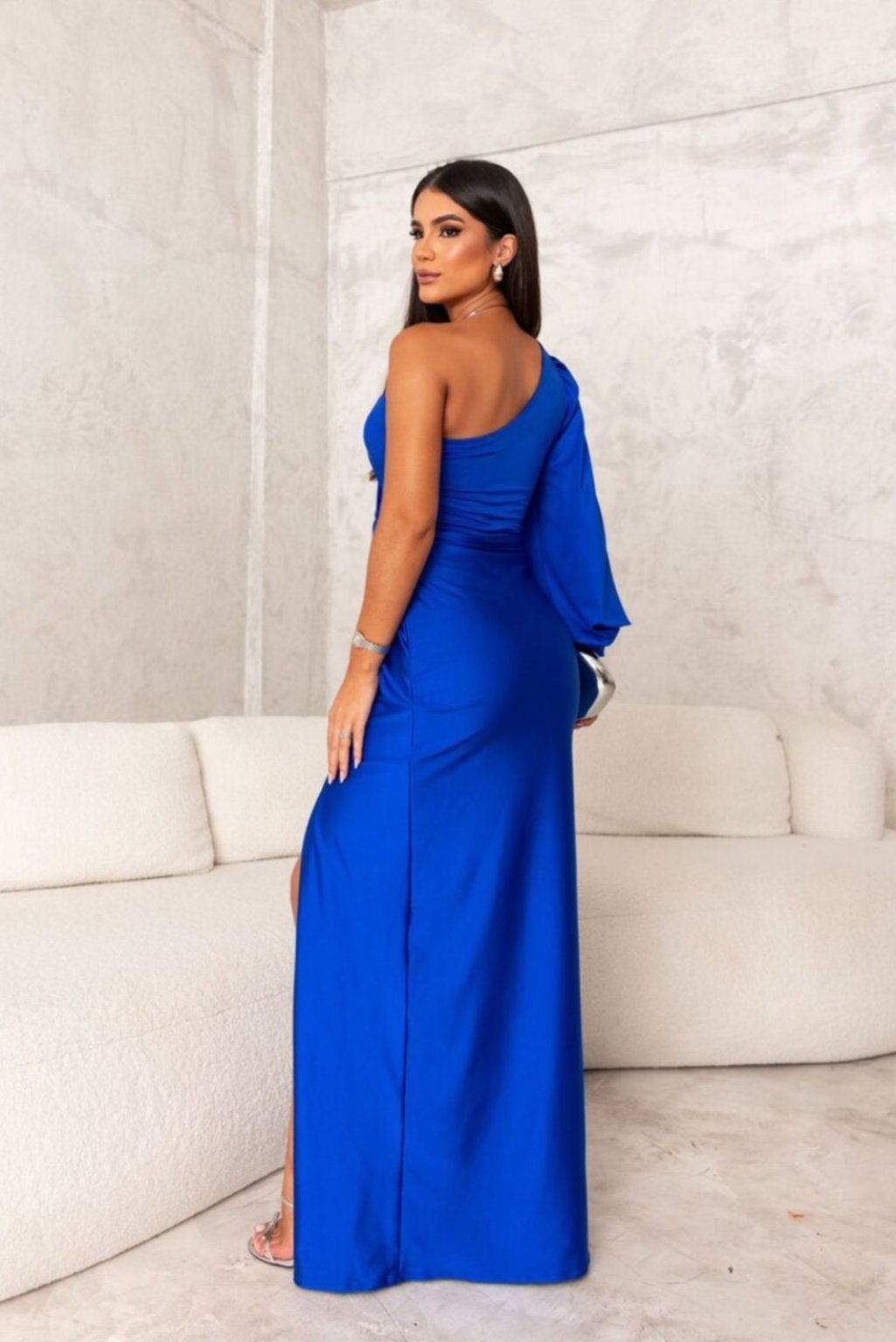 Alya | Satin One-Shoulder Dress