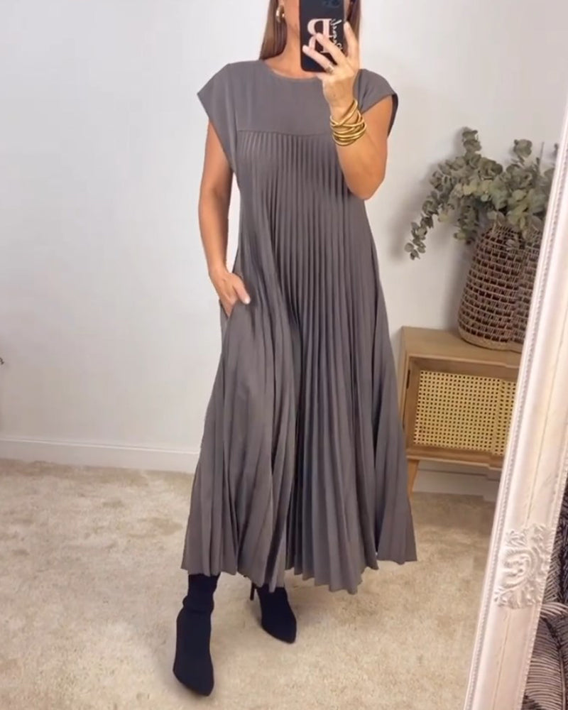 Armada | Pleated Sleeveless Dress