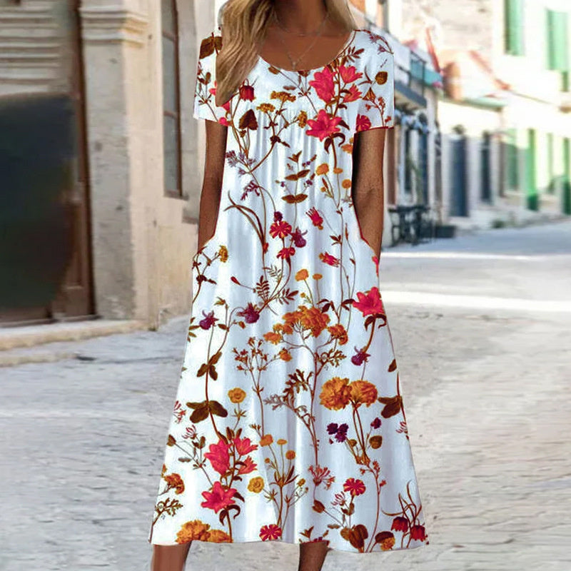 Flaura | Bohemian Floral Dress