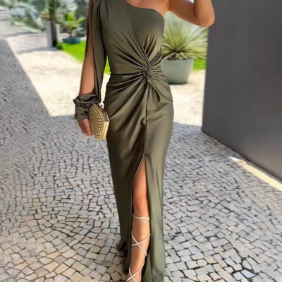 Alyssa | Women's One-Shoulder Gorgeous Long Dress