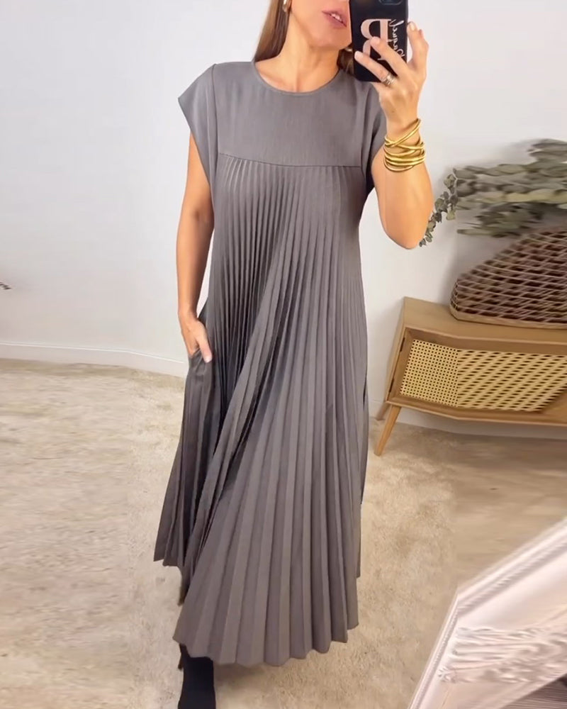 Armada | Pleated Sleeveless Dress