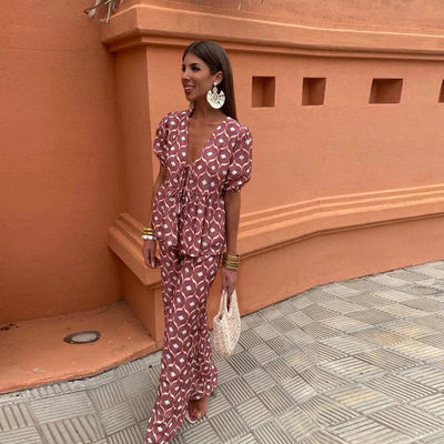 Delia | Elegant Two-Piece Summer Set