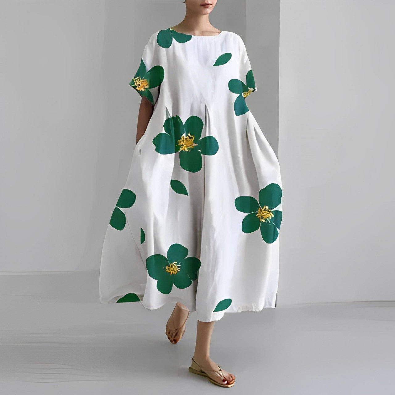 Daisey | Retro Big Swing Loose Maxi Dress