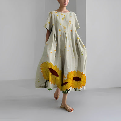 Daisey | Retro Big Swing Loose Maxi Dress