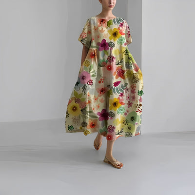 Daisey | Retro Big Swing Loose Maxi Dress