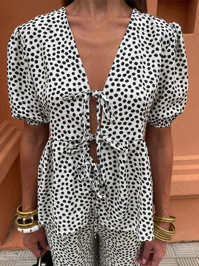 Delia | Elegant Two-Piece Summer Set