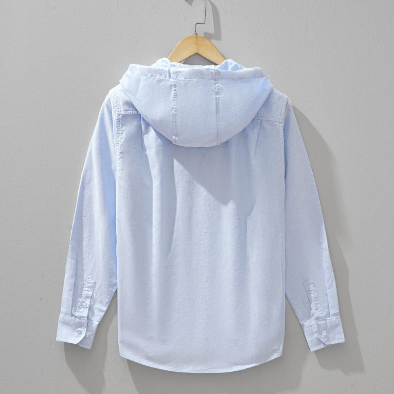 Venice | Linen Zip Hoodie Shirt