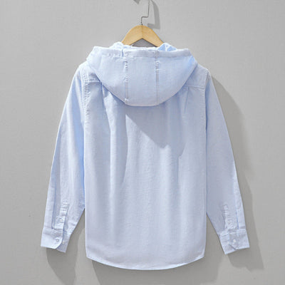 Venice | Linen Zip Hoodie Shirt