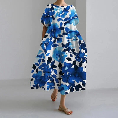 Daisey | Retro Big Swing Loose Maxi Dress