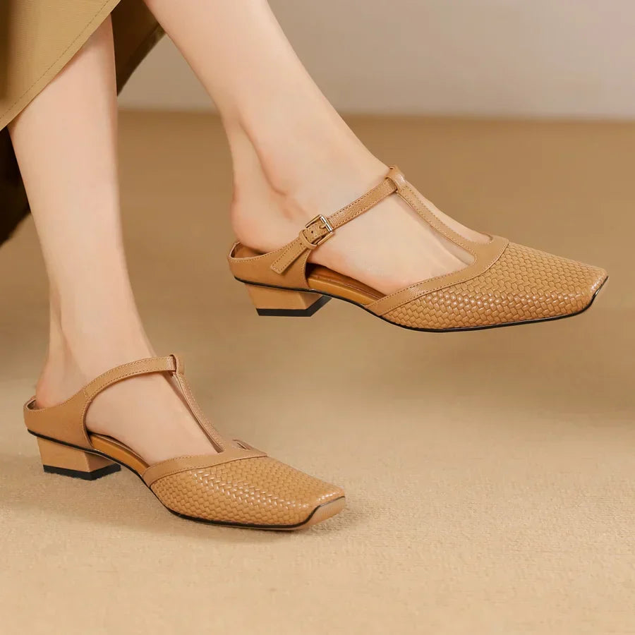 Brittany | Leather Mules