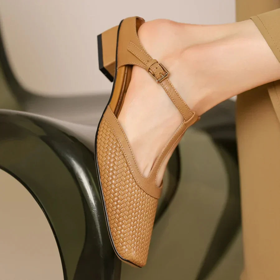 Brittany | Leather Mules