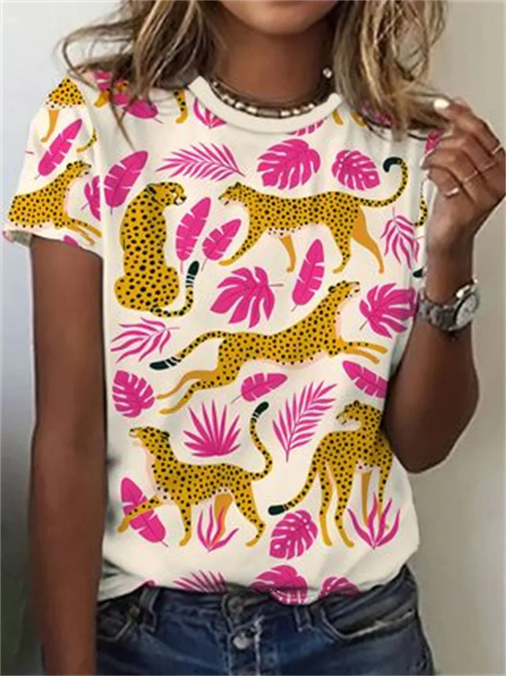 Elyna | Elegant Shirt With Animal Print