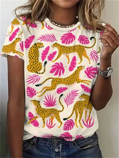 Elyna | Elegant Shirt With Animal Print