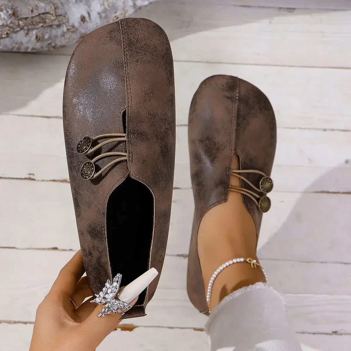 Michela | Suede Loafers