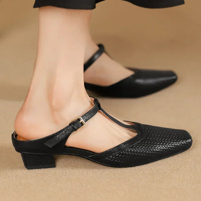 Brittany | Leather Mules