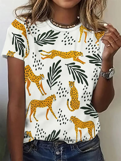 Elyna | Elegant Shirt With Animal Print