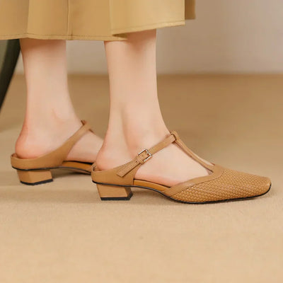 Brittany | Leather Mules