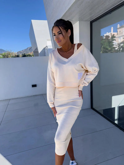Nira | Casual Sweatshirt And Dress Set