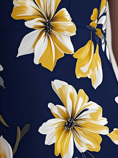 Selini | Elegant Floral Maxi Dress