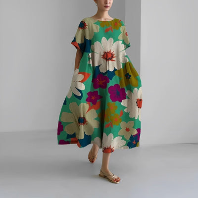 Daisey | Retro Big Swing Loose Maxi Dress