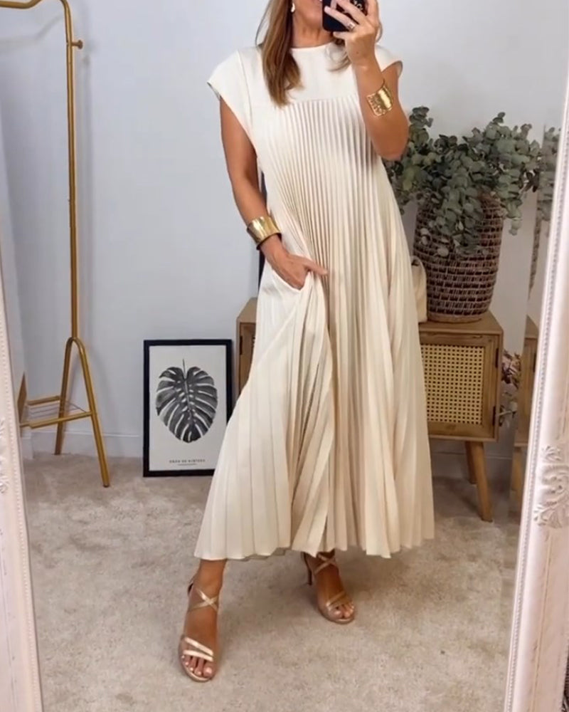 Armada | Pleated Sleeveless Dress