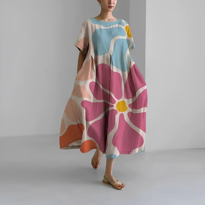 Daisey | Retro Big Swing Loose Maxi Dress