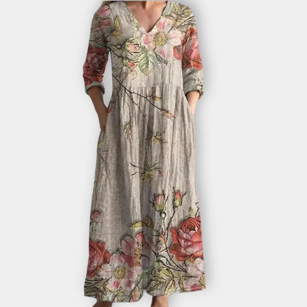 Lyara | Soft Rhythm Boho Maxi Dress