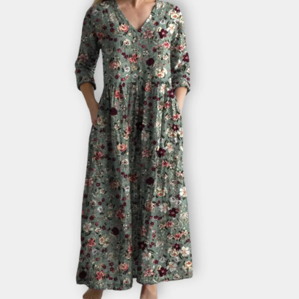 Gina | Ocean Breeze Boho Maxi Dress