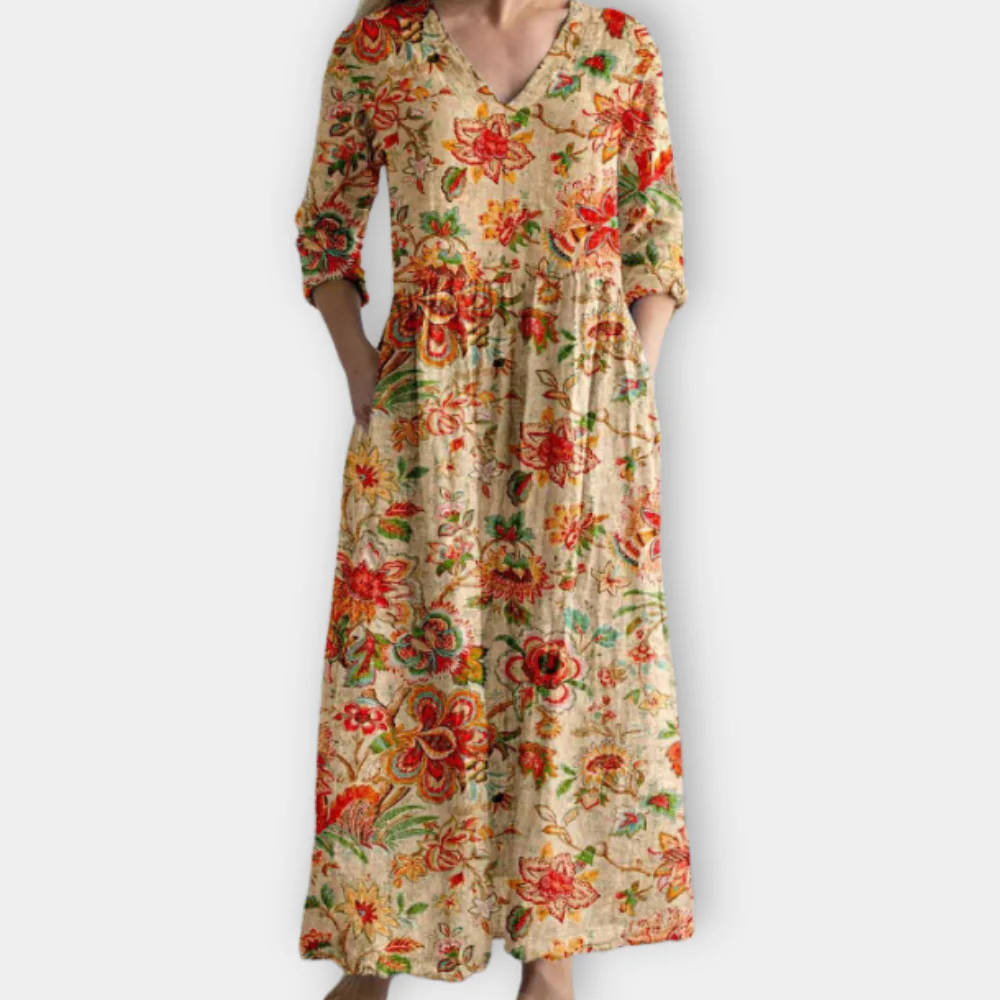 Gilda | Effortless Boho Beauty Maxi Dress