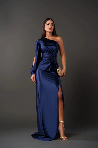 Alya | Satin One-Shoulder Dress