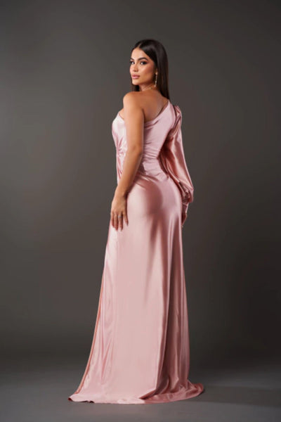 Alya | Satin One-Shoulder Dress