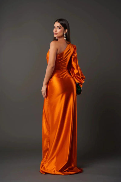Alya | Satin One-Shoulder Dress