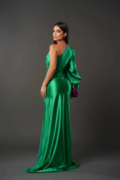 Alya | Satin One-Shoulder Dress