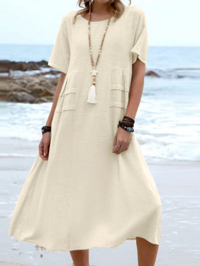 Ary | Loose Round Neck Dress