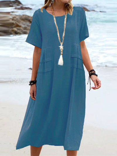 Ary | Loose Round Neck Dress