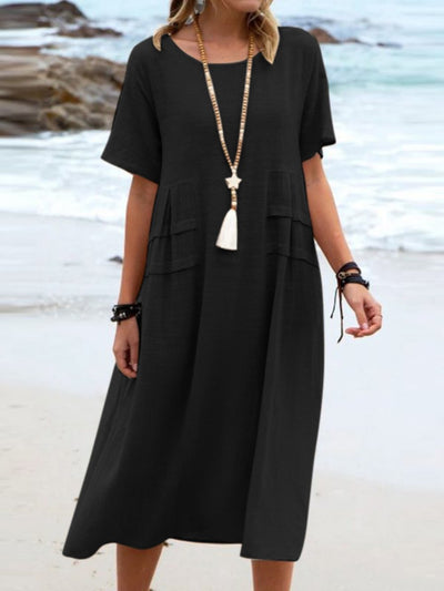 Ary | Loose Round Neck Dress