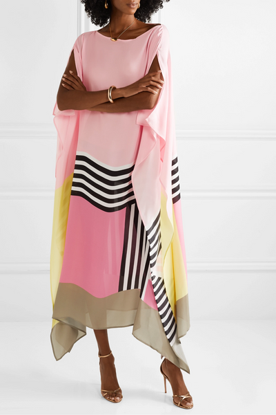 Sharona | Striped Print Patchwork Dress