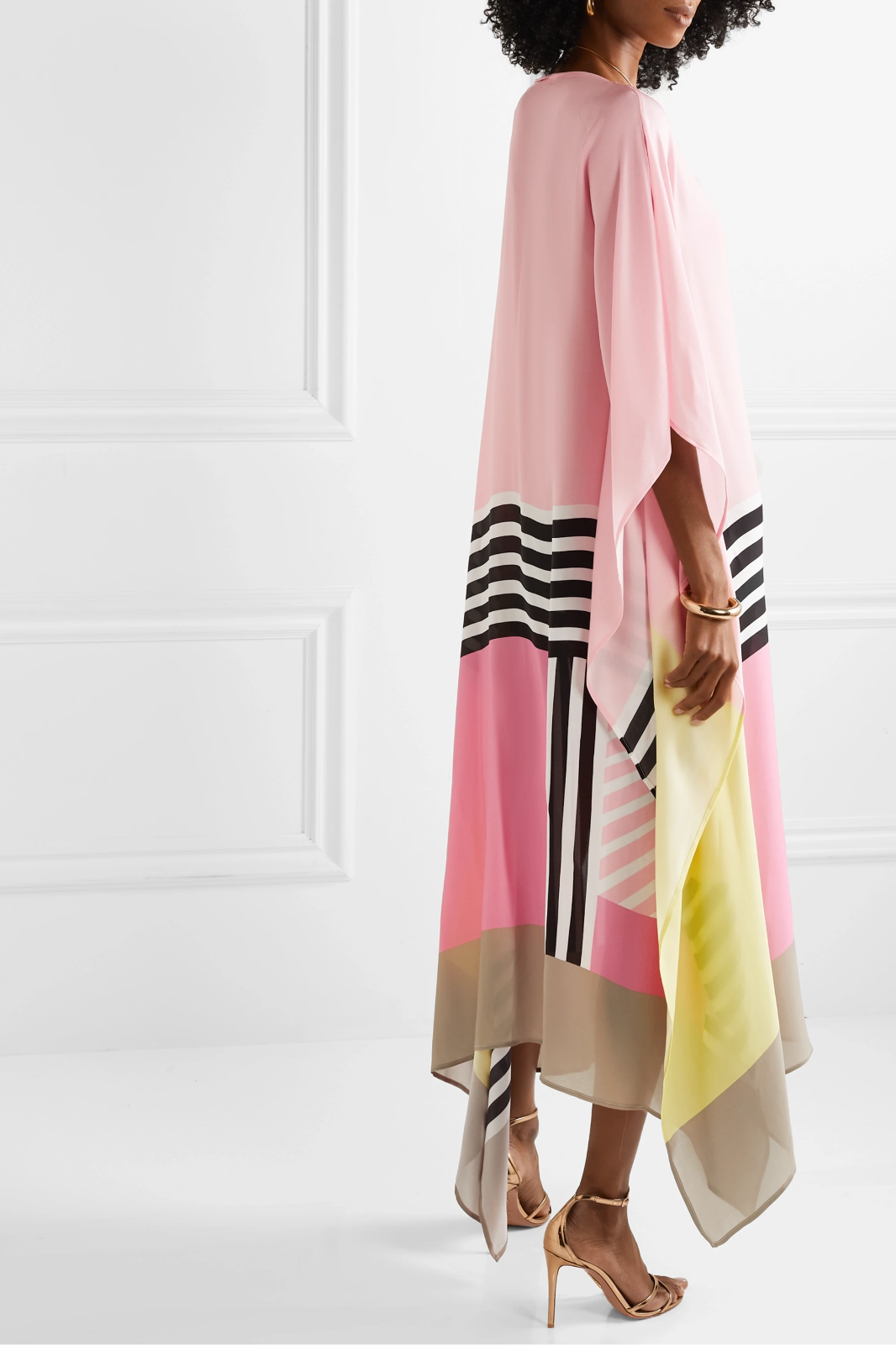 Sharona | Striped Print Patchwork Dress