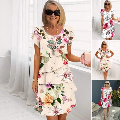 Lyna | Graceful Floral Elegance Dress