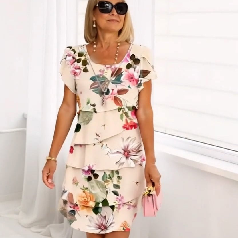 Lyna | Graceful Floral Elegance Dress