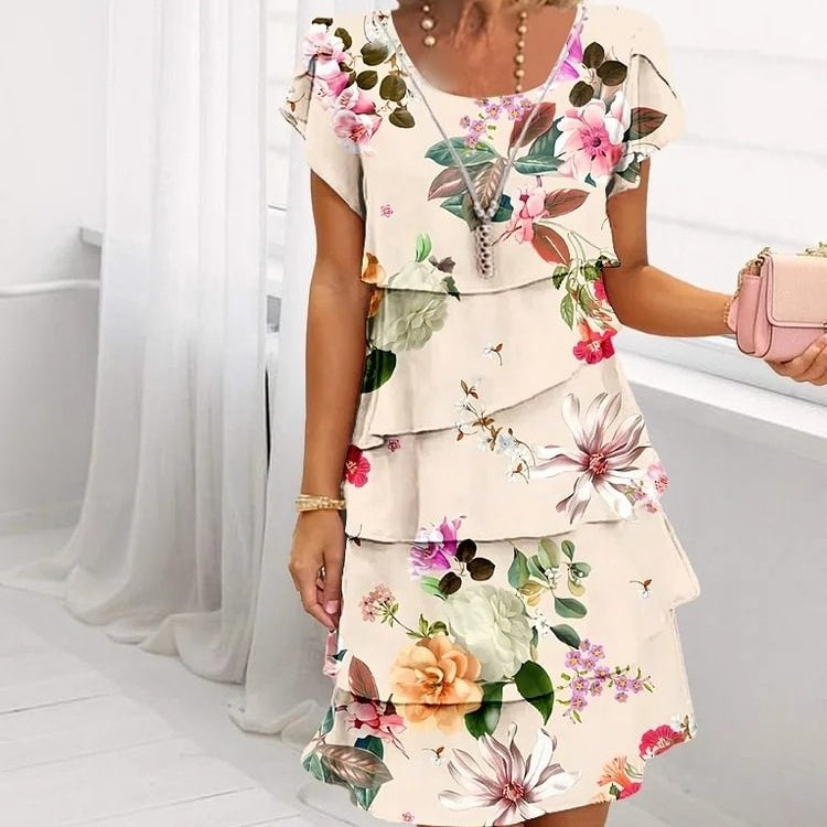 Lyna | Graceful Floral Elegance Dress