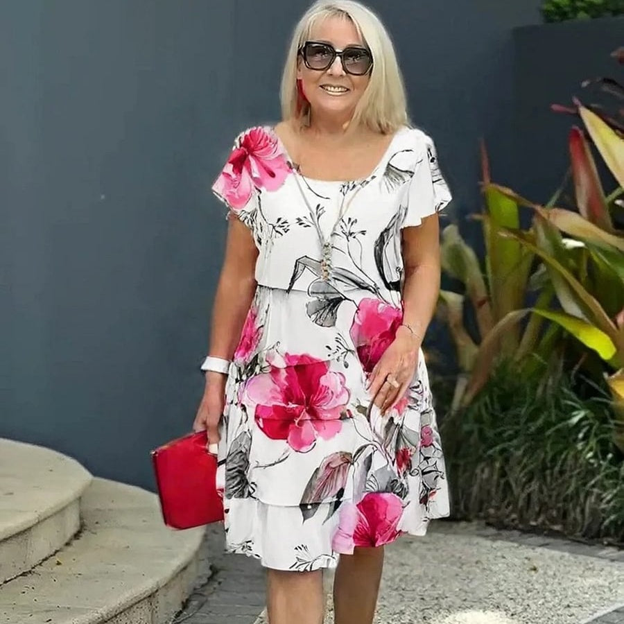Lyna | Graceful Floral Elegance Dress