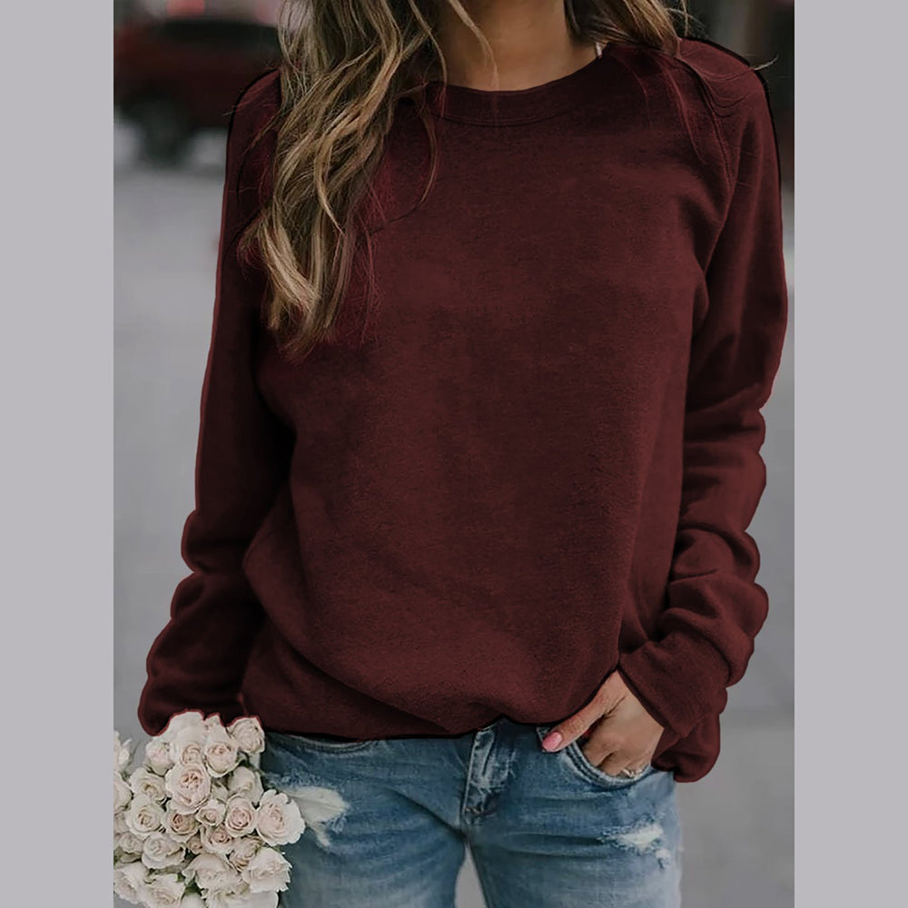 Elina | Stylish, Comfortable Crew Neck Sweatshirt